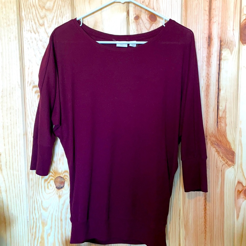 Burgundy Top size small